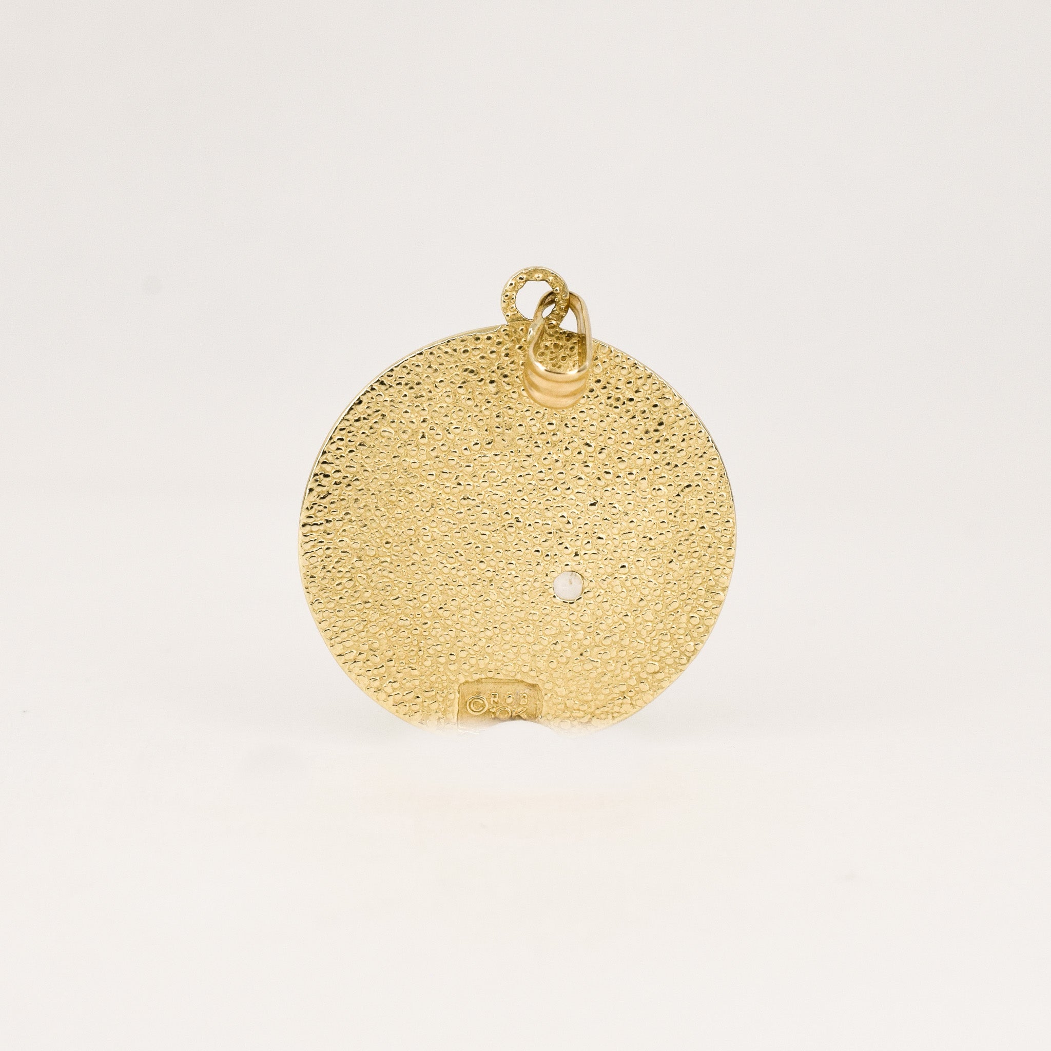 vintage gold gemini pendant, folklor vintage jewelry canada