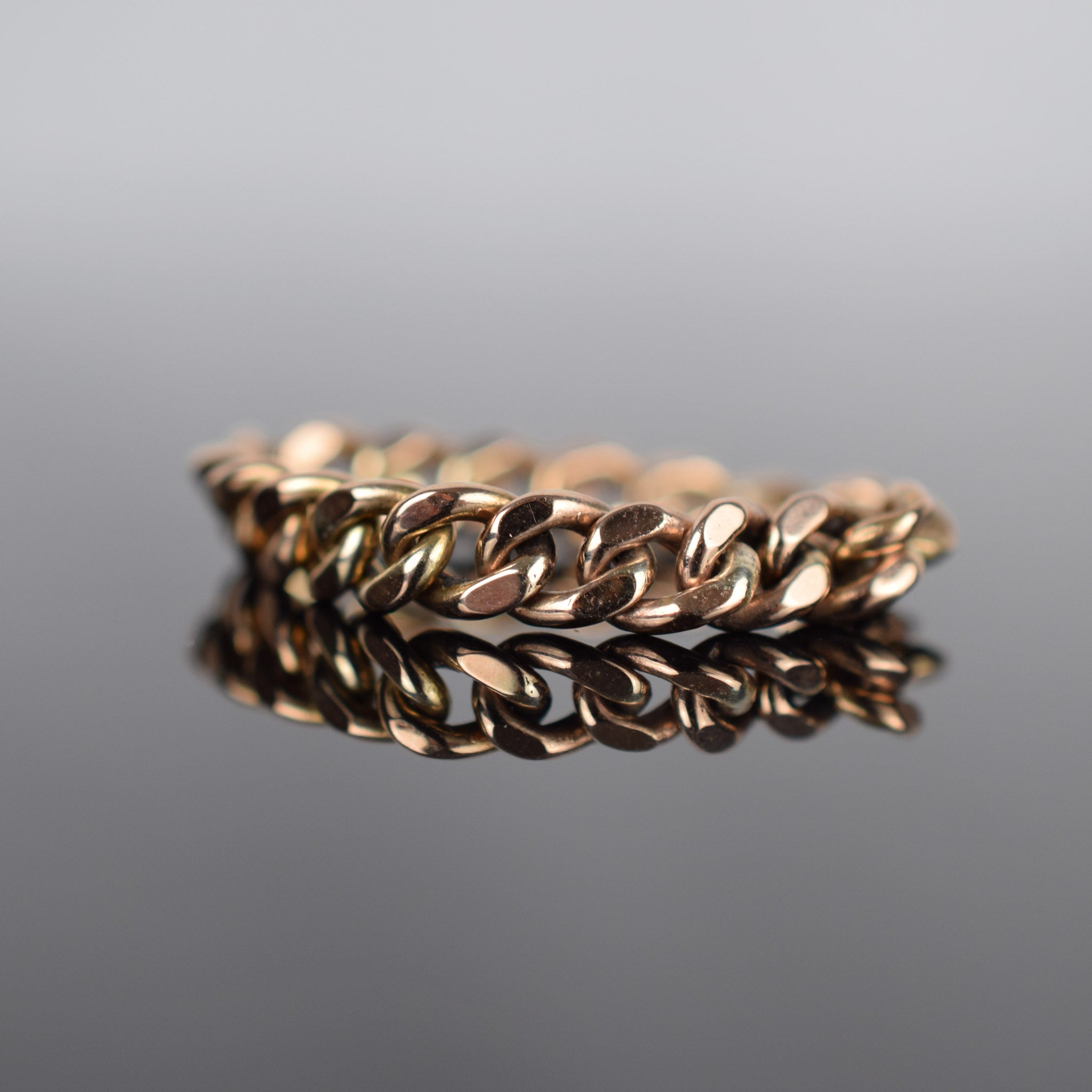 Vintage Curb Chain Ring