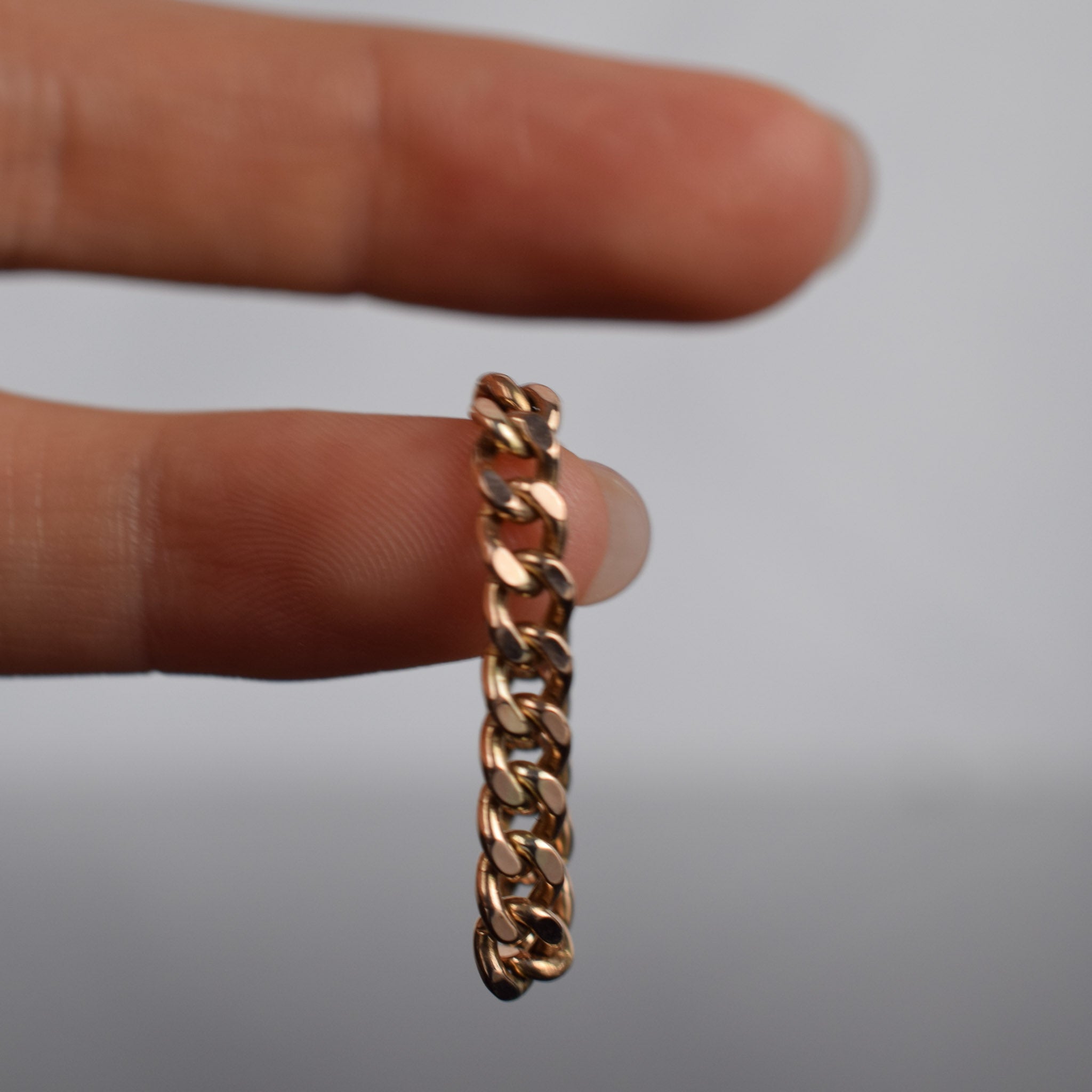 Vintage Curb Chain Ring
