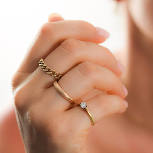 Vintage Curb Chain Ring