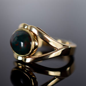 vintage bloodstone ring for sale, folklor, canada