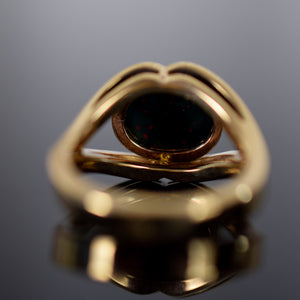 vintage bloodstone ring for sale, folklor, canada
