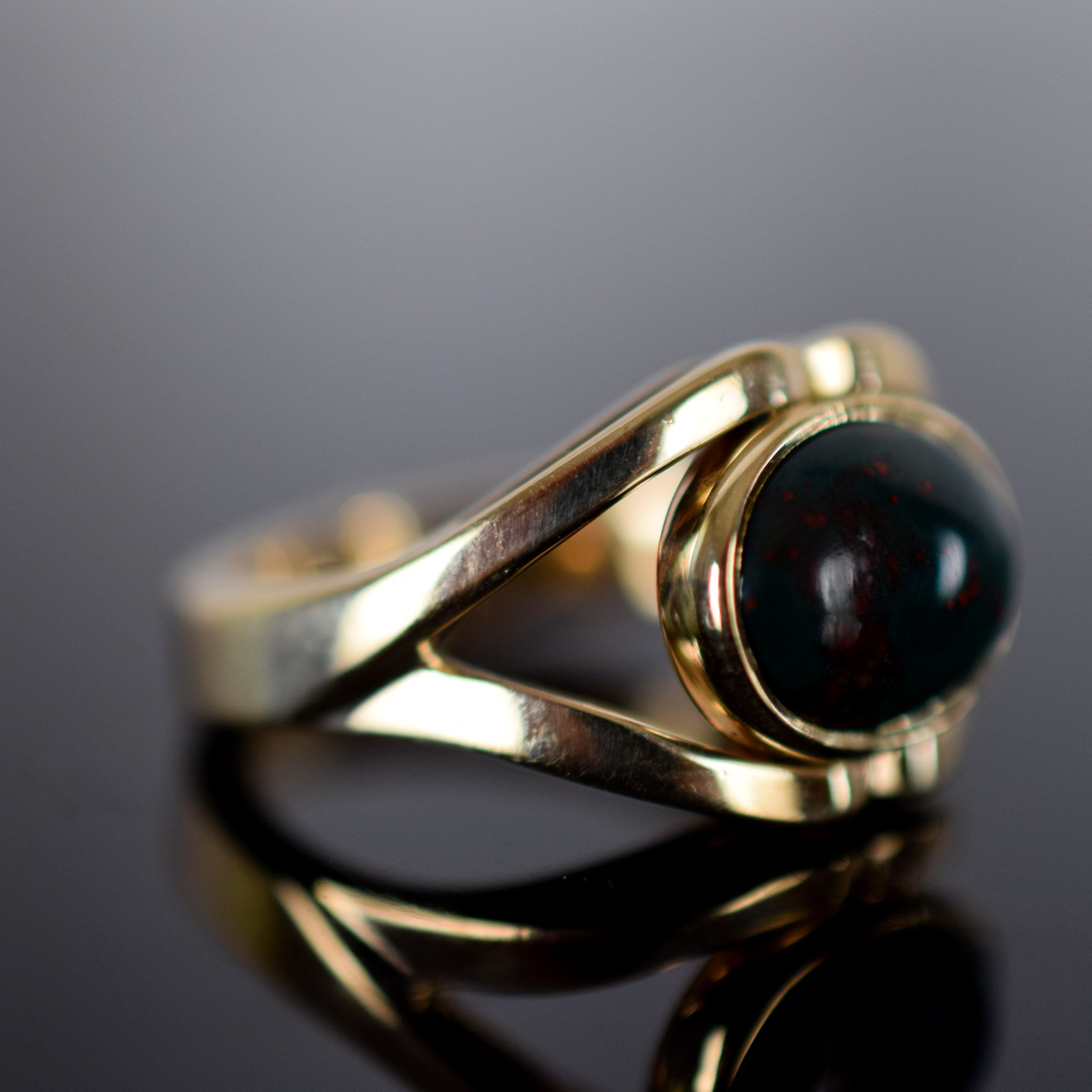 vintage bloodstone ring for sale, folklor, canada
