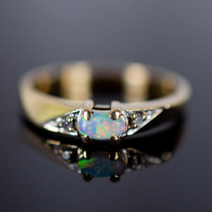 vibrant opal ring for sale, folklor, canada