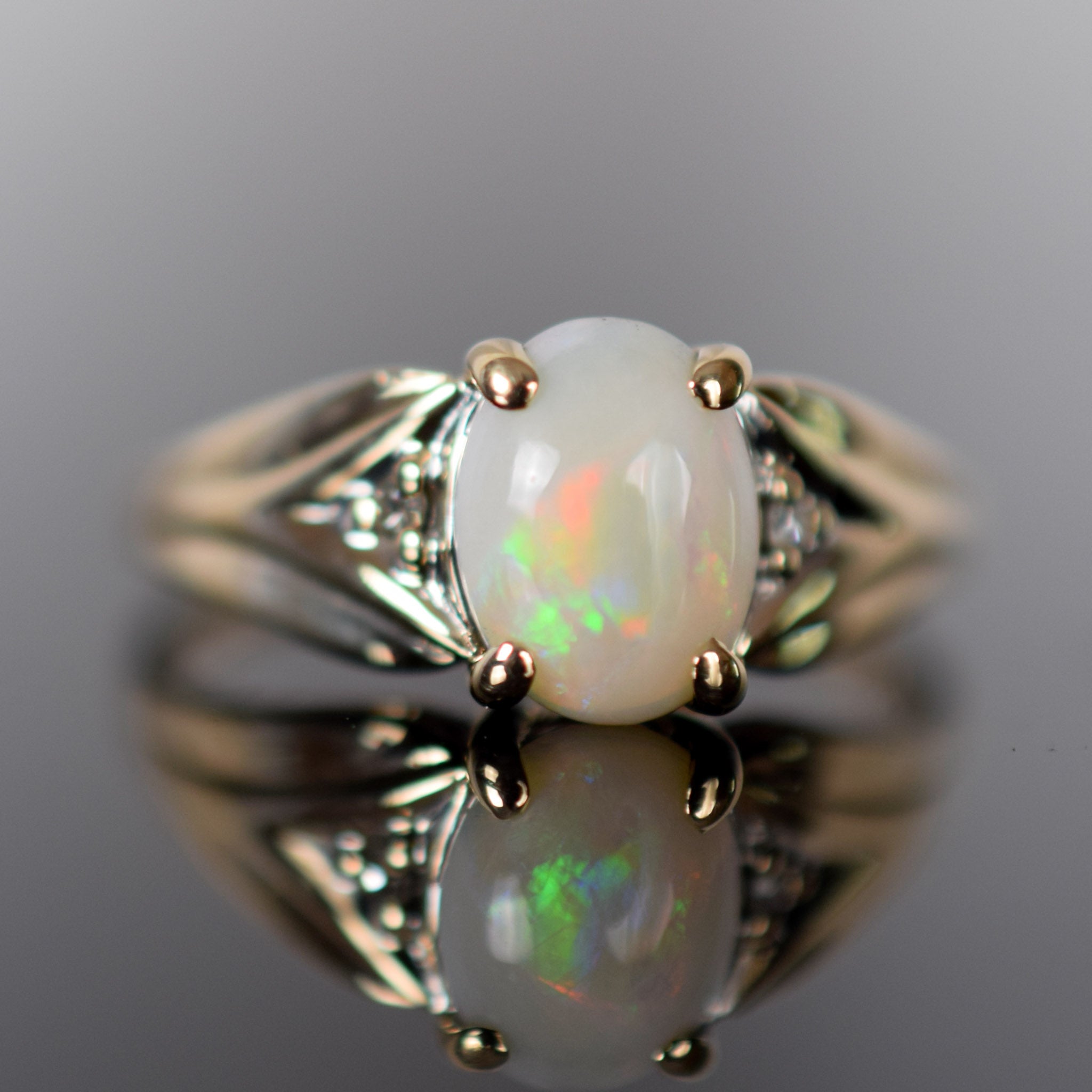 Vintage Opal ring for sale, folklor