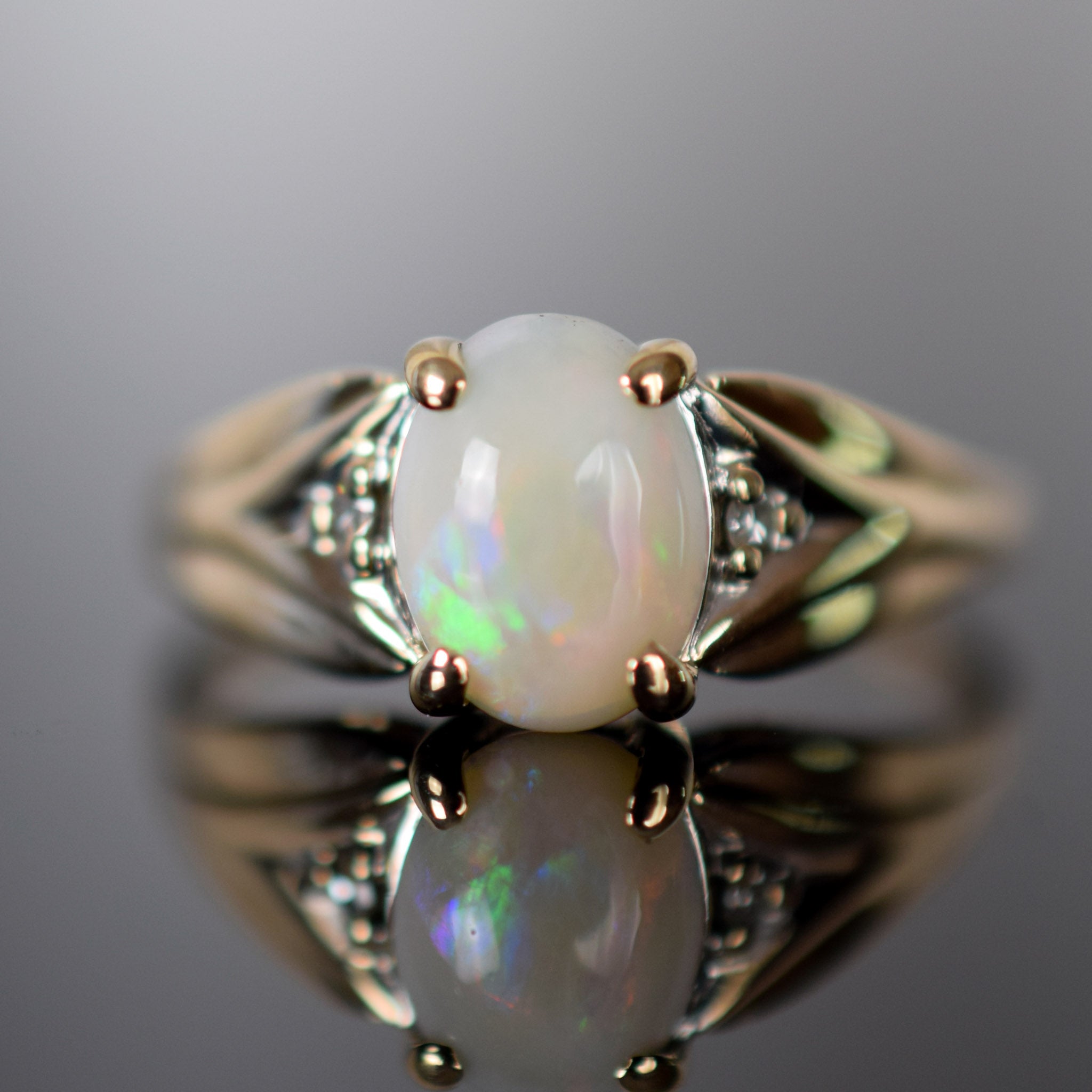 Vintage Opal ring for sale, folklor