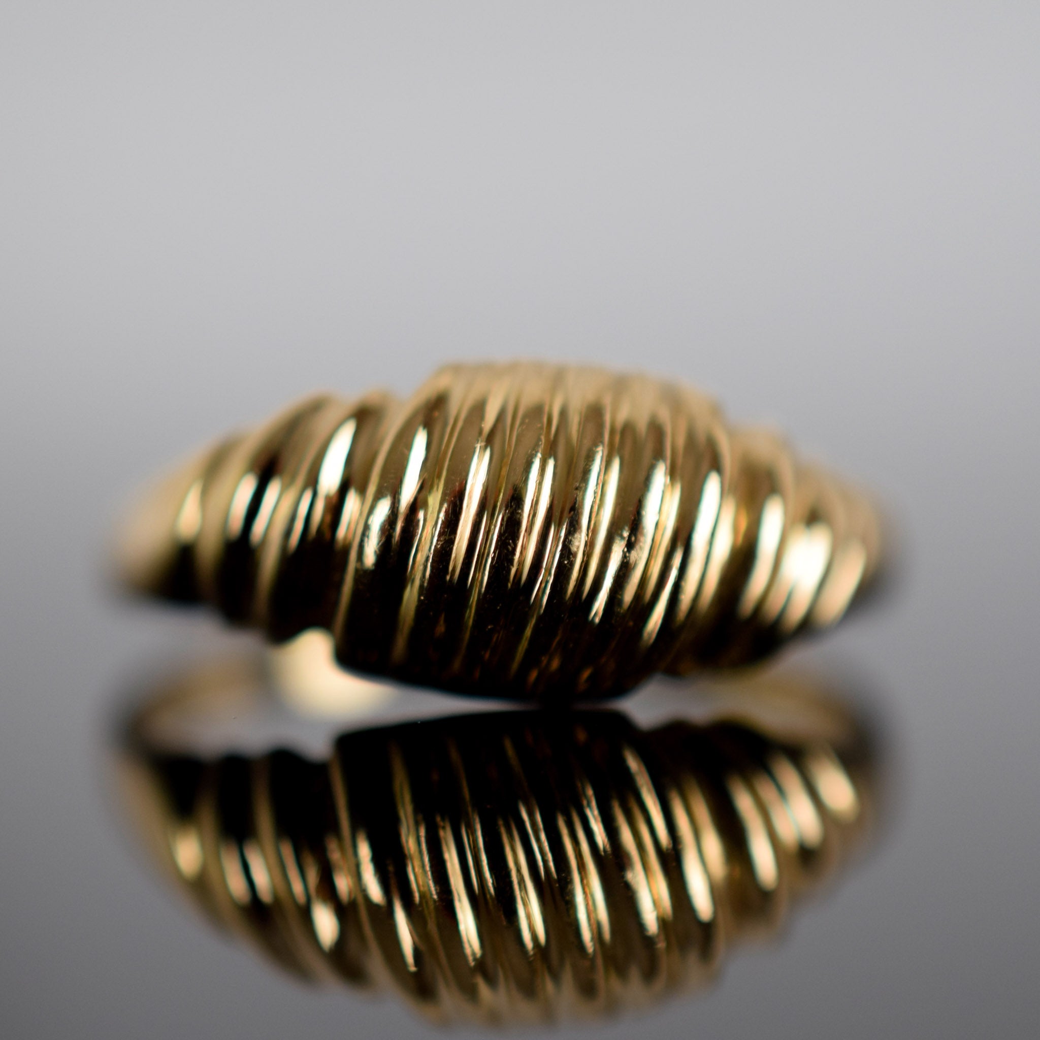 gold croissant ring for sale, folklor, canada 