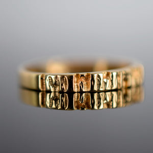 Gold Nugget Band