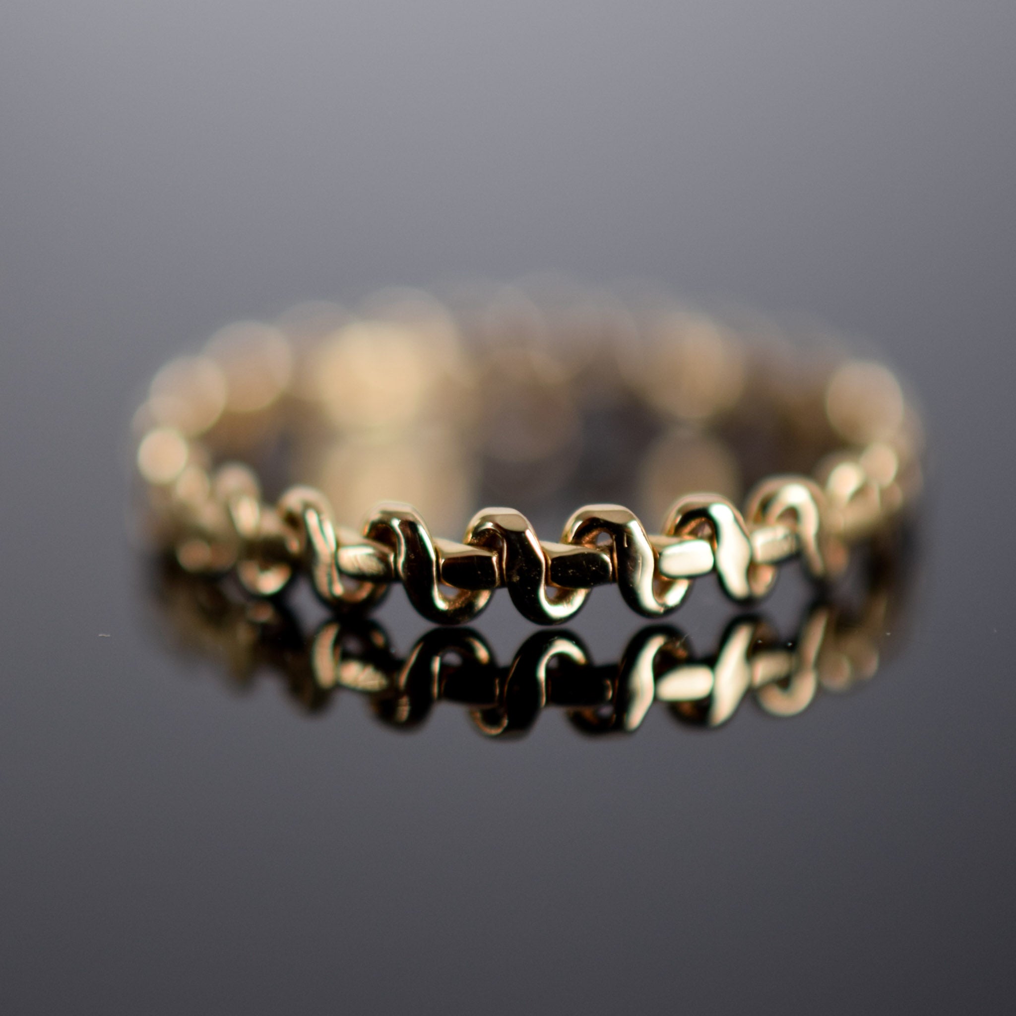 Twisted Wire Gold Ring