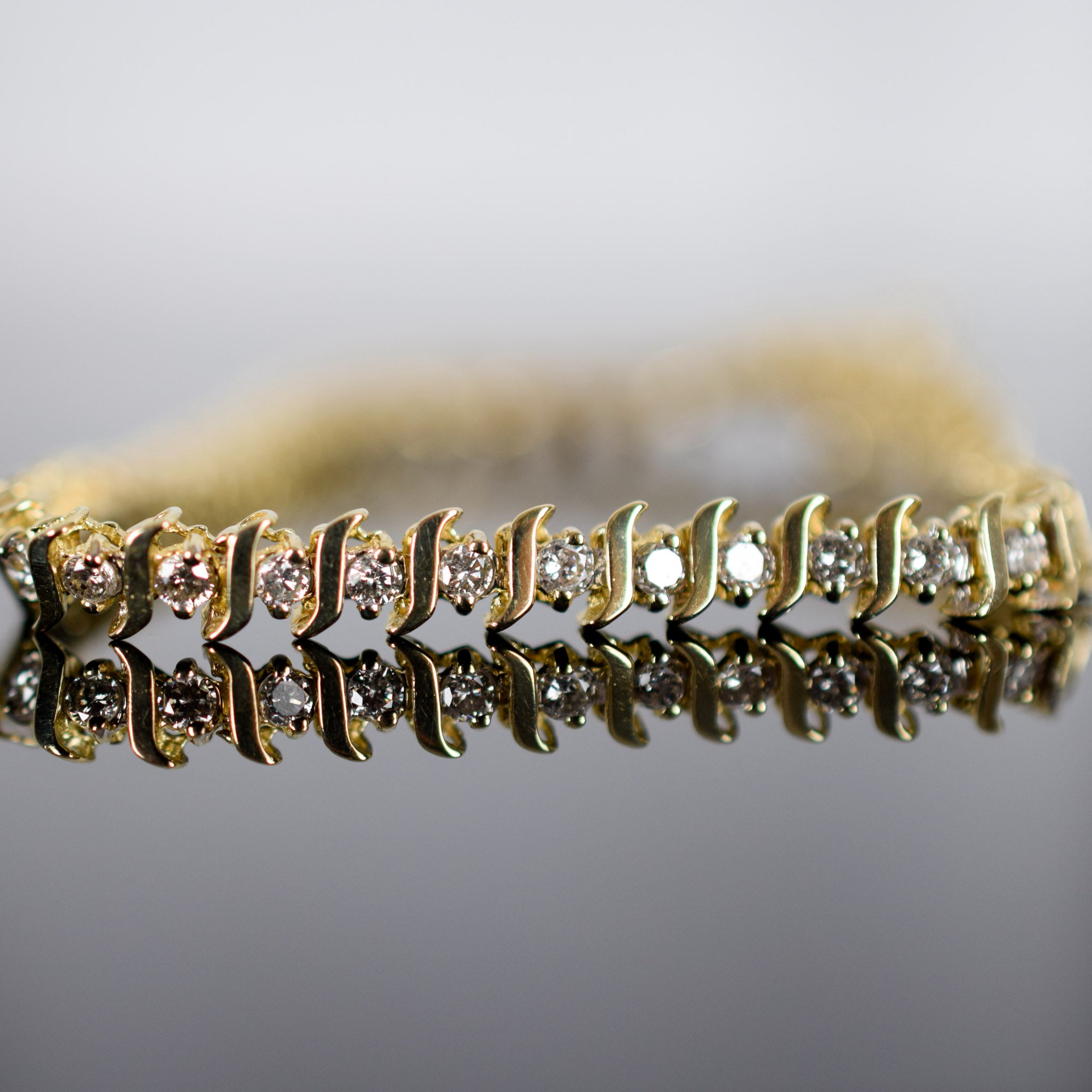 Spectacular Diamond Tennis Bracelet