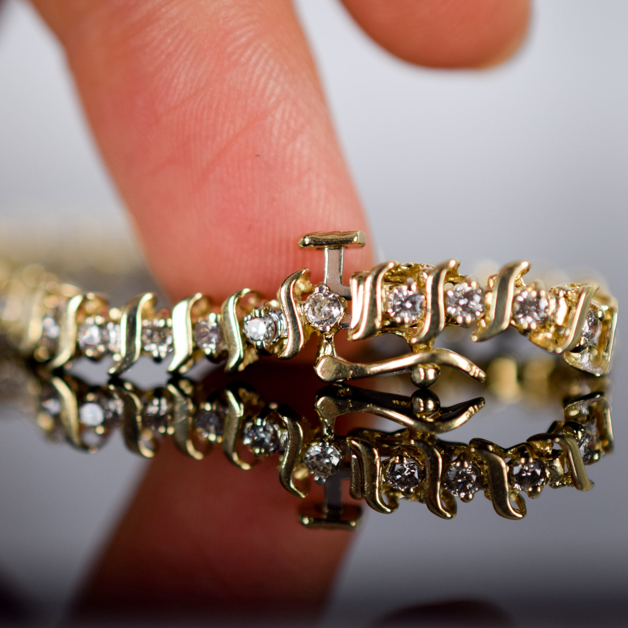 Spectacular Diamond Tennis Bracelet