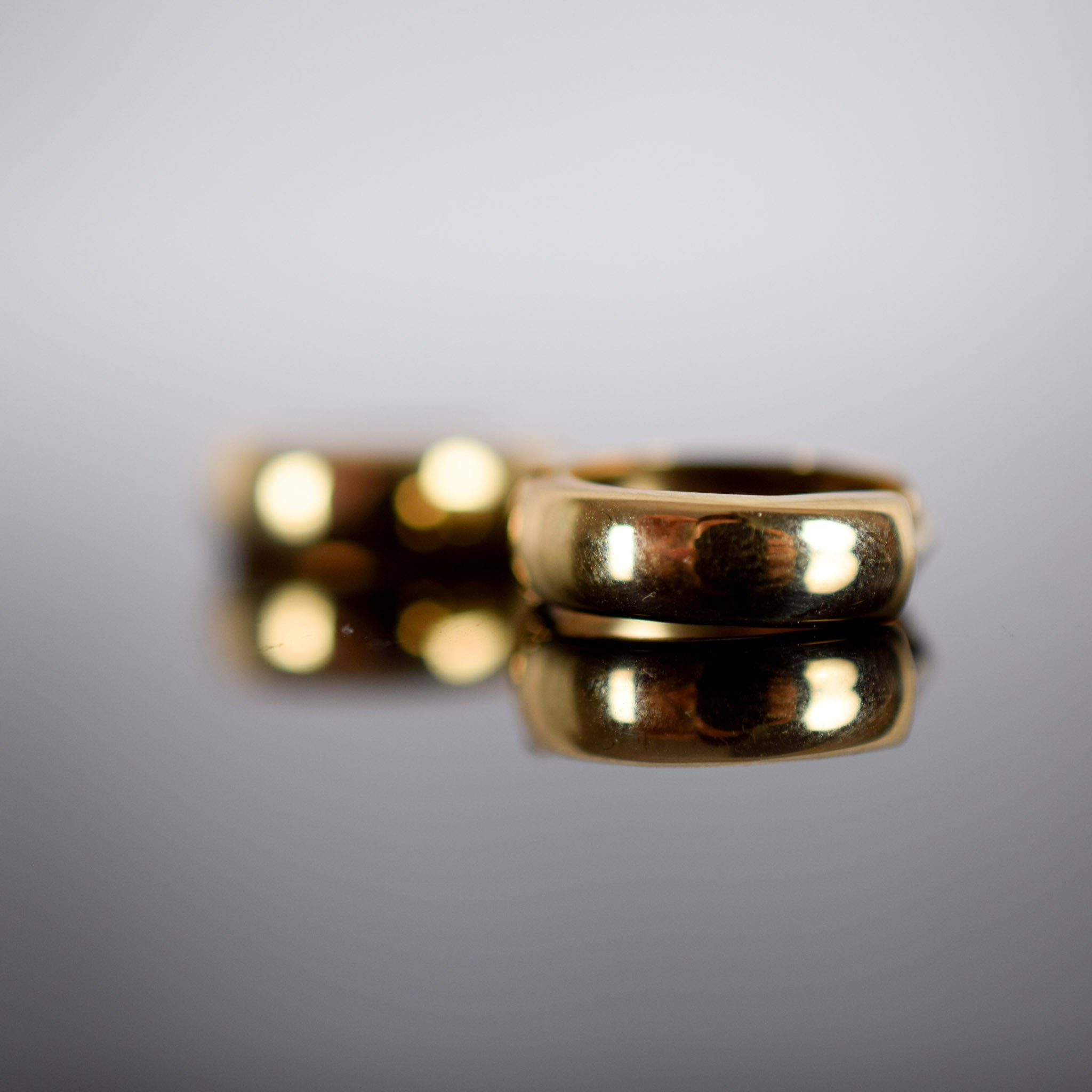 vintage gold huggie hoops for sale, folklor