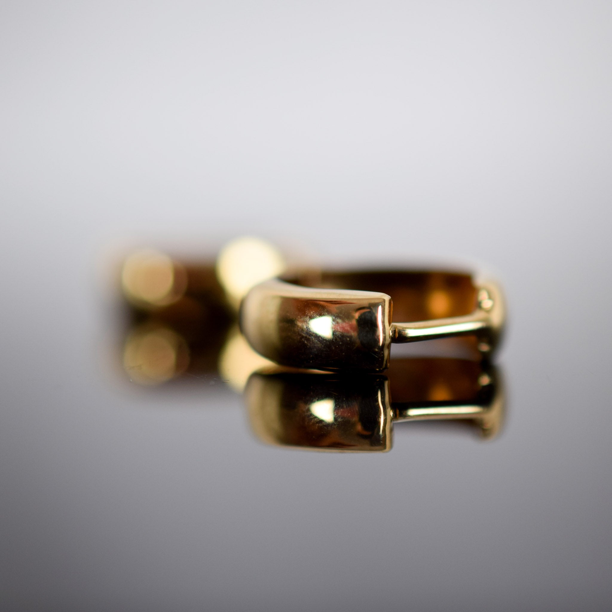 vintage gold huggie hoops for sale, folklor