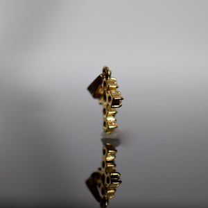 Dainty Ruby cross pendant for sale, folklor
