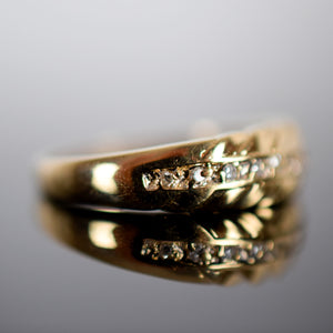 diamond croissant ring for sale, folklor