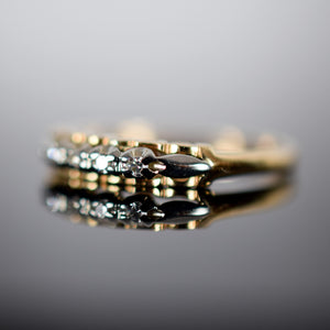 two toned diamond stacking ring for sale, folklor