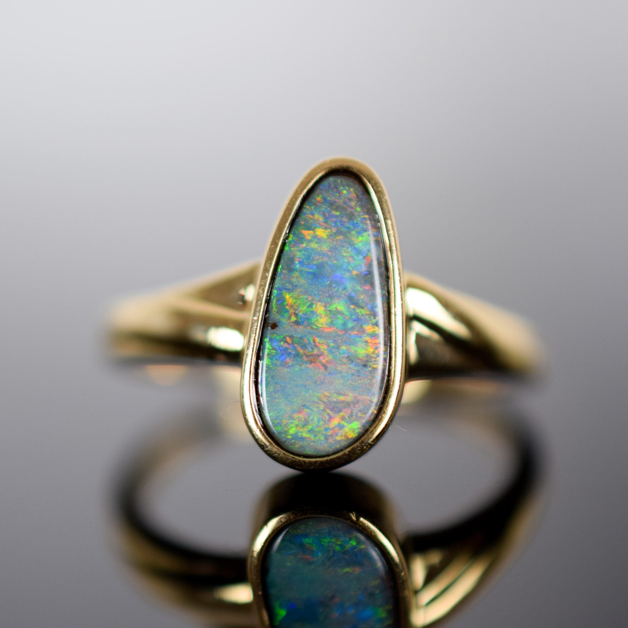 Unique opal ring for sale, folklor