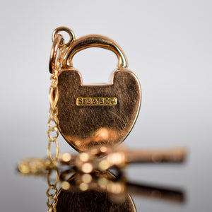 antique lock and key pendant, folklor