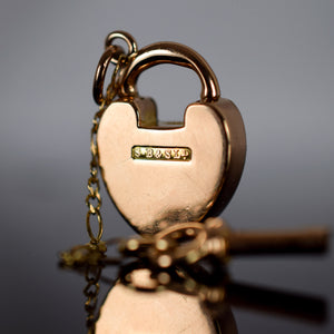 antique lock and key pendant, folklor