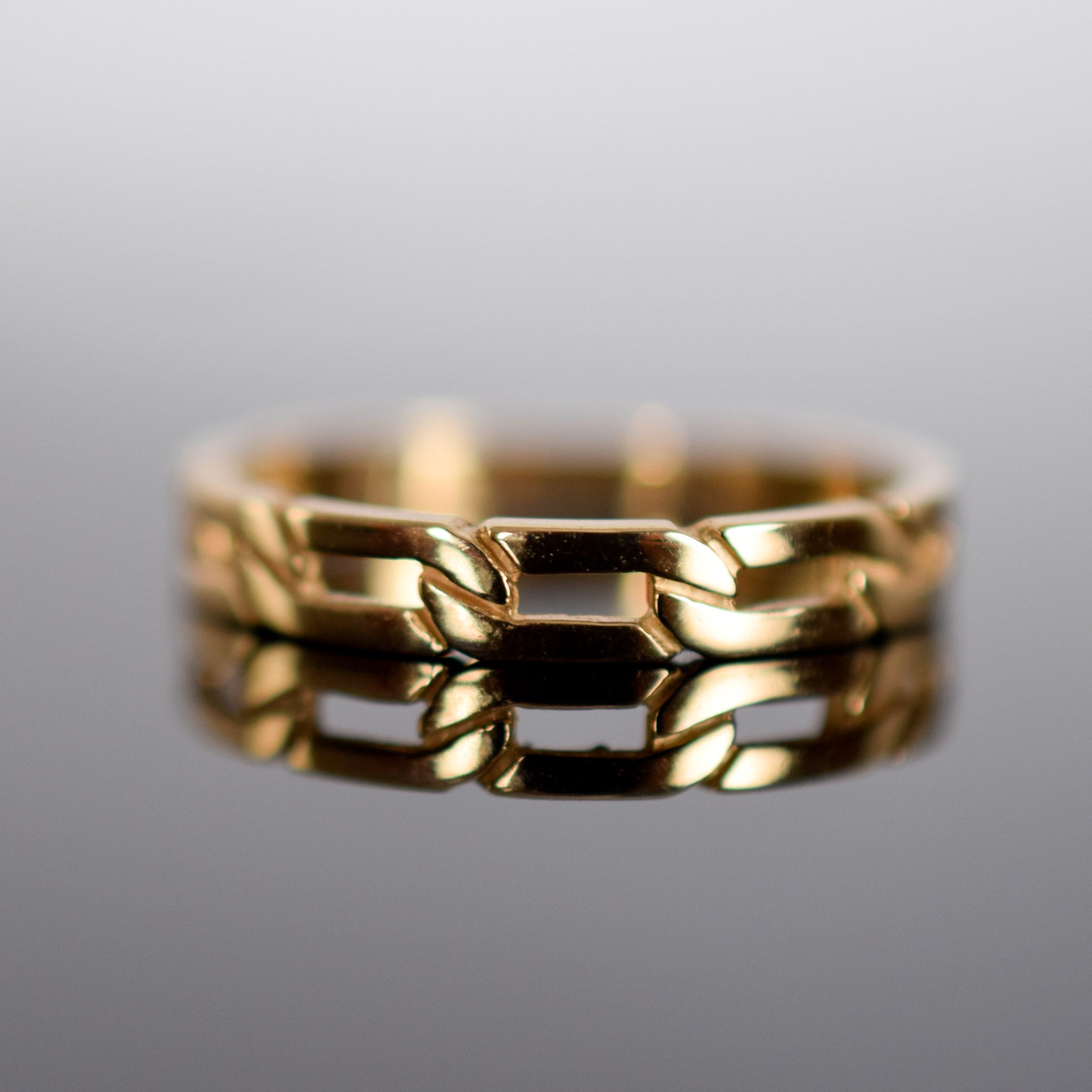vintage chain link ring, folklor