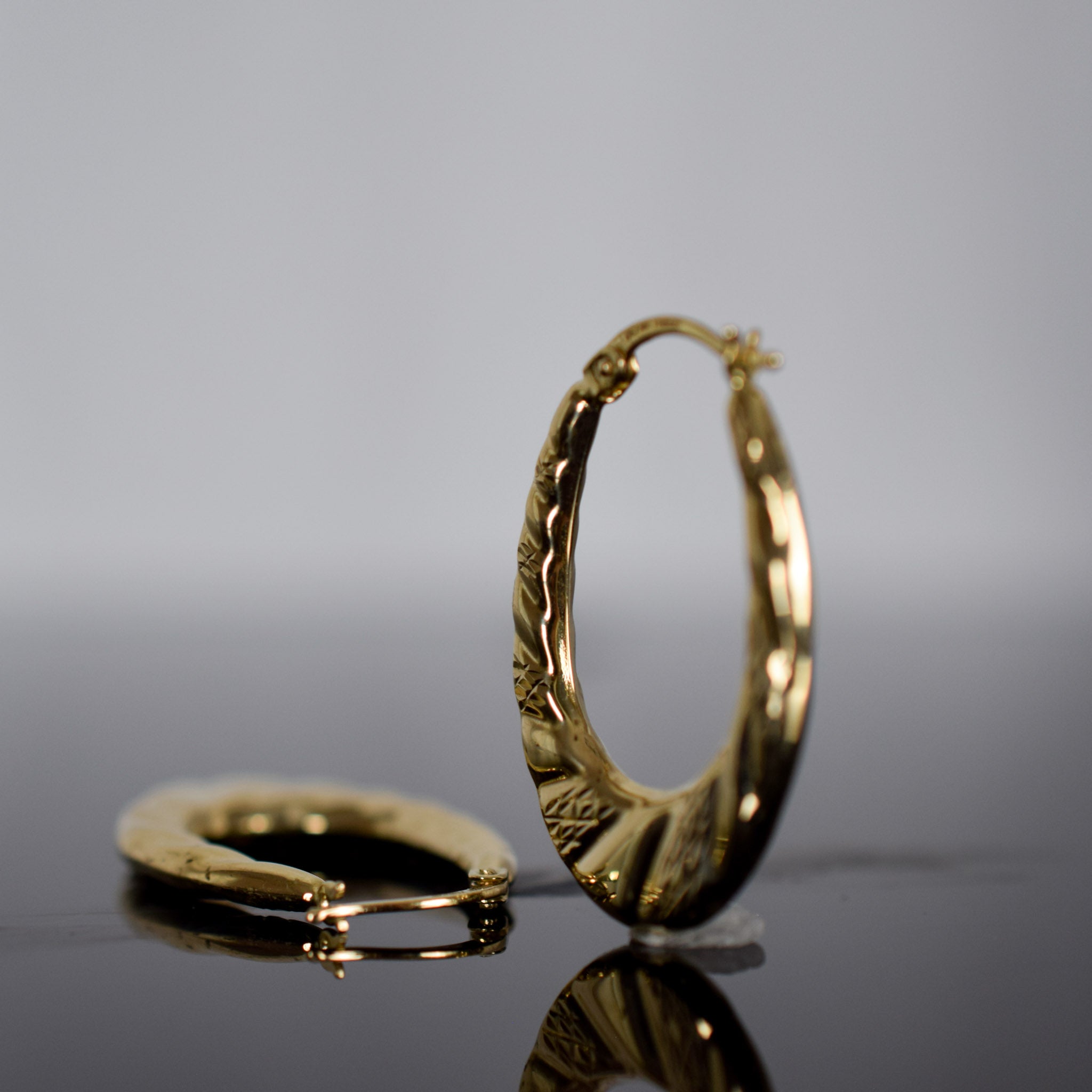 vintage gold hoop earrings for sale, folklor 