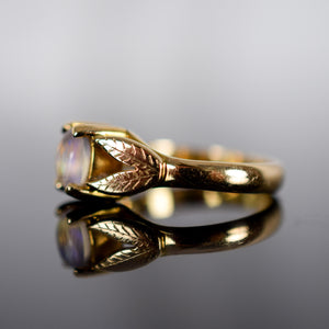 vintage moonstone ring for sale, folklor vintage jewelry shop