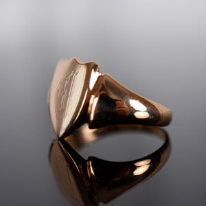 Rosey Gold Signet Ring