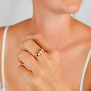  antique gold pearl ring for sale, folklor  