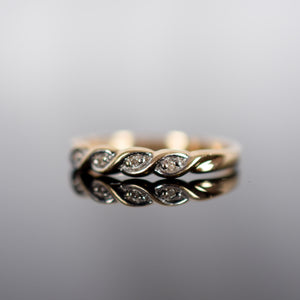 Vintage Diamond Stacking RIng, folklor