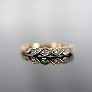 Vintage Diamond Stacking RIng, folklor
