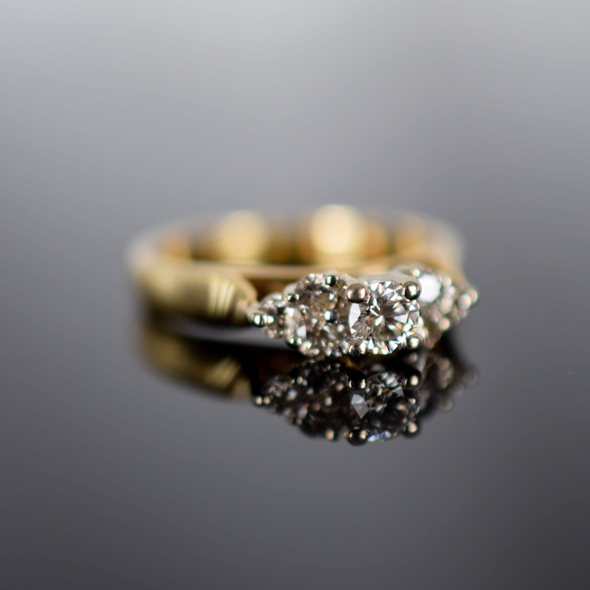Vintage romantic engagement ring for sale, folklor 