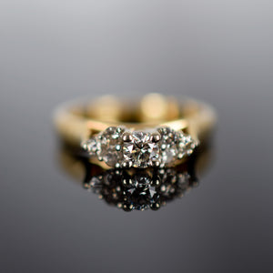 Vintage romantic engagement ring for sale, folklor 