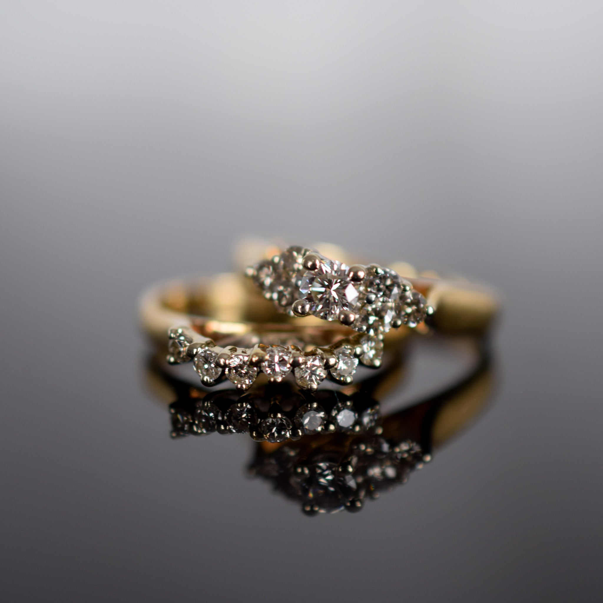 Vintage romantic engagement ring for sale, folklor 