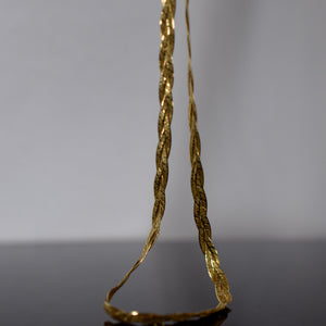 Vintage braided herringbone chain for sale, folklor 