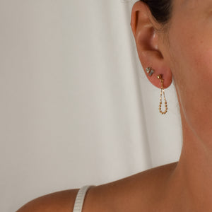 vintage gold earrings for sale, folklor 