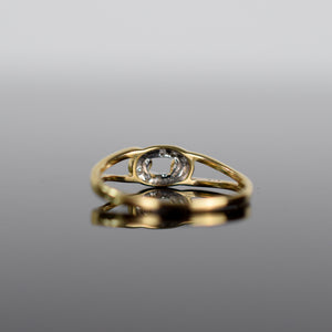 vintage diamond link ring, folklor 