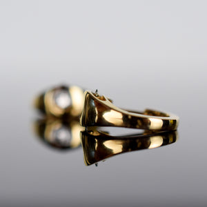 vintage gold diamond dancing hoops, folklor