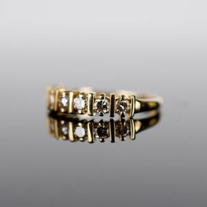 vintage diamond wedding band, folklor
