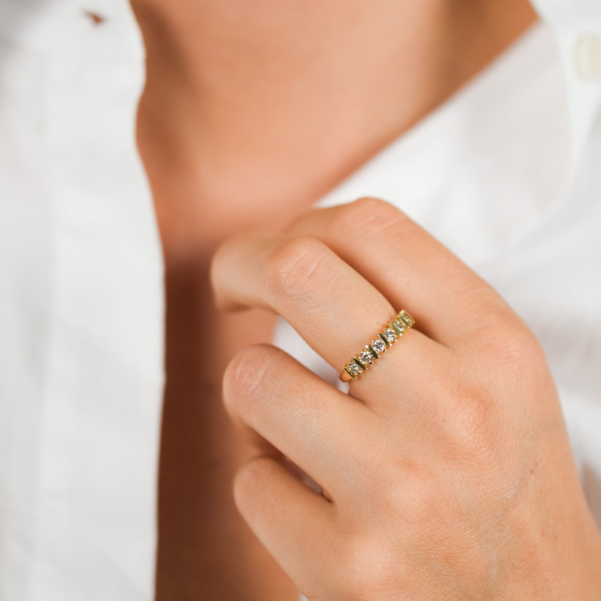 vintage diamond wedding band, folklor