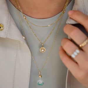 vintage diamond pendant, folklor 