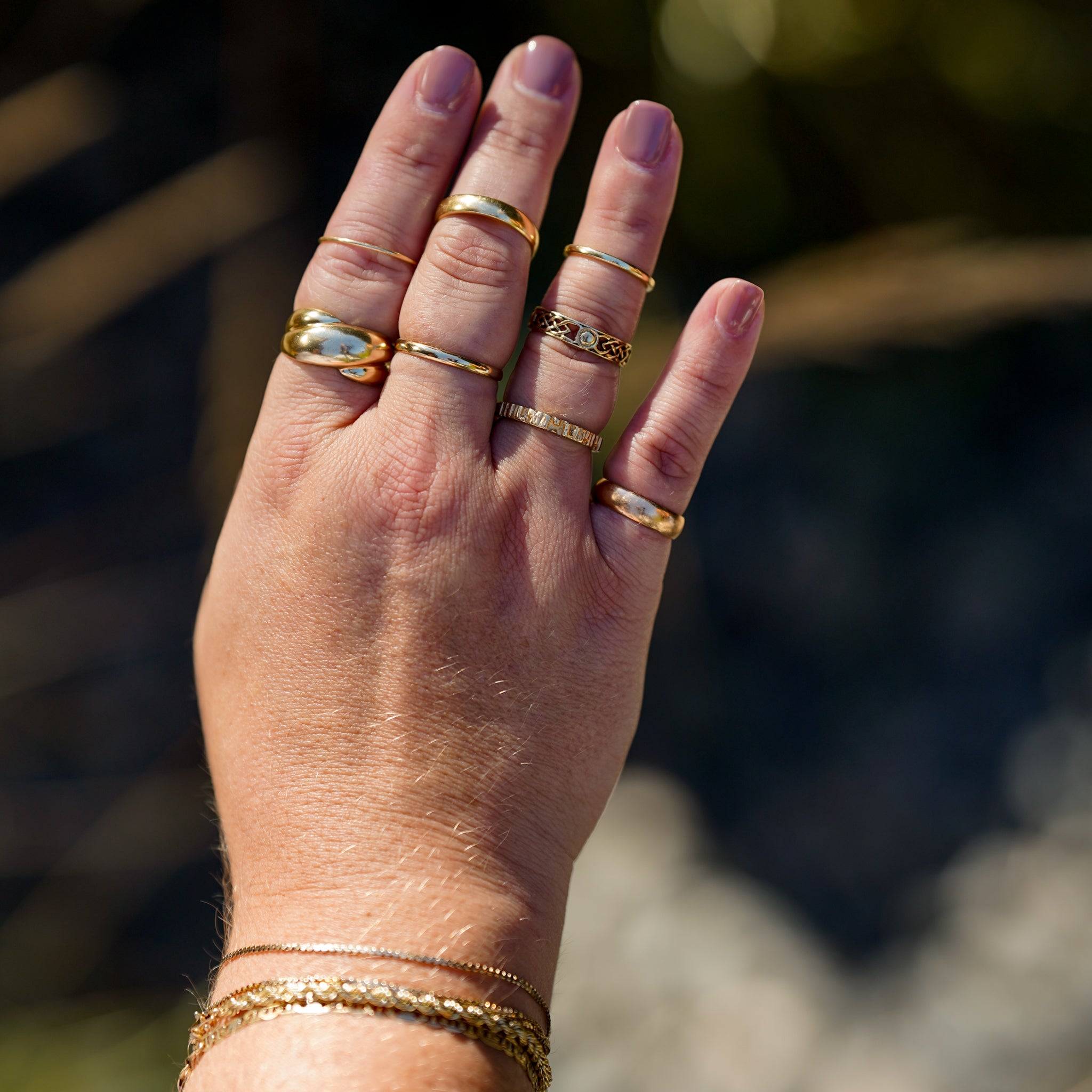 Chunky Crossover Ring
