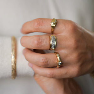 vintage diamond engagement ring, folklor