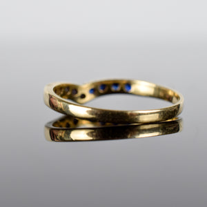 sapphire wishbone ring, folklor