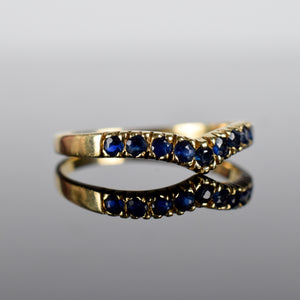 sapphire wishbone ring, folklor