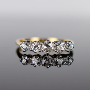 antique old mine 5 diamond ring, folklor