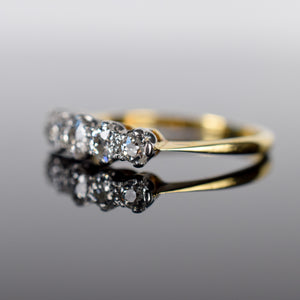 antique old mine 5 diamond ring, folklor