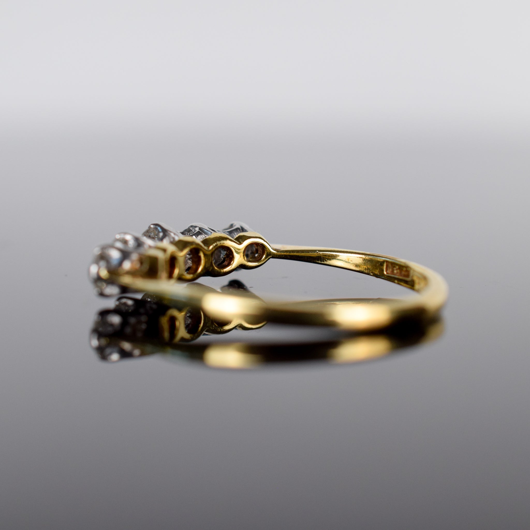 antique old mine 5 diamond ring, folklor
