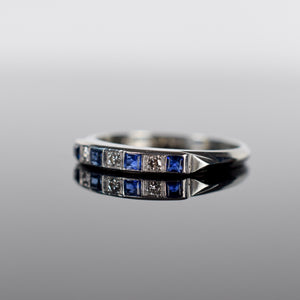 vintage birks sapphire and diamond ring, folklor