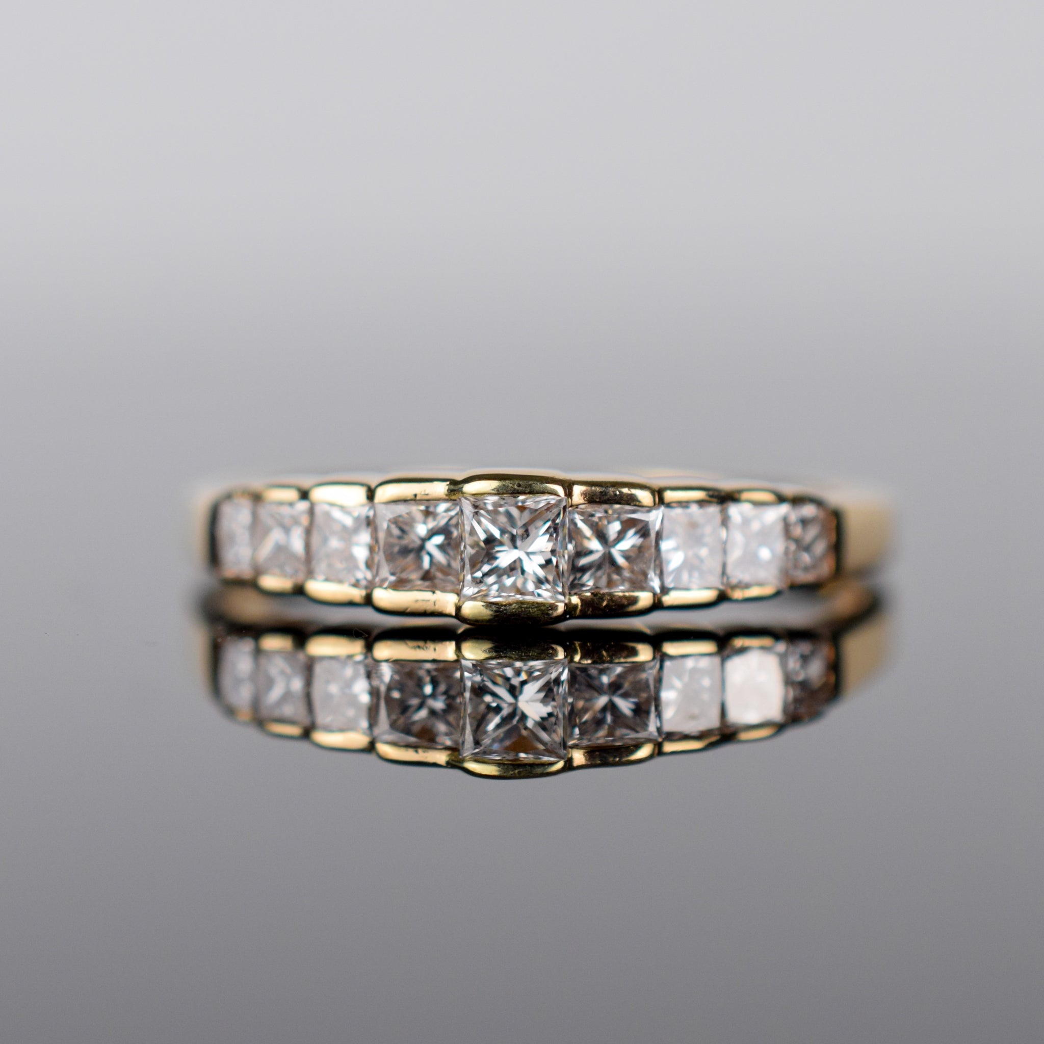vintage diamond wedding band, folklor