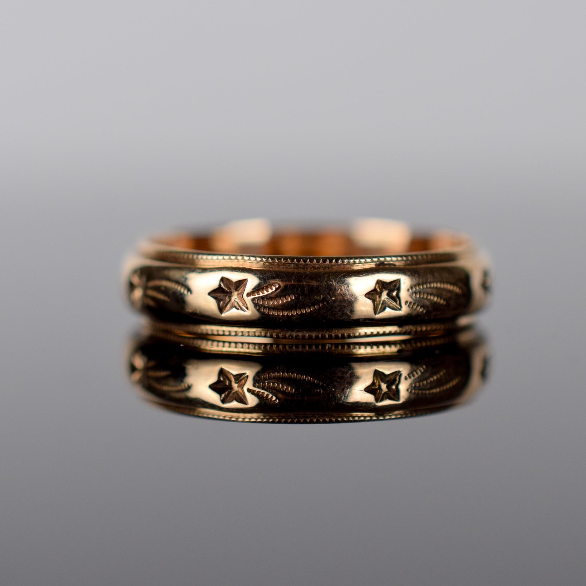 gold shooting star ring, folklor